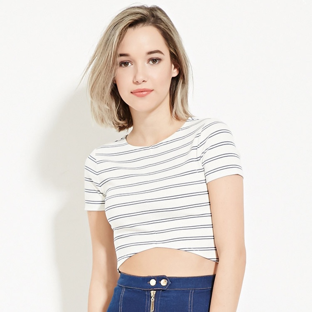 Forever 21 ribbed crop top